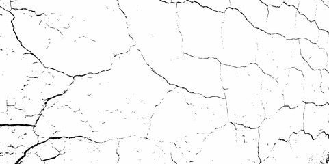 Dust or old grunge concrete building damaged grunge wall black and white texture effect white background.