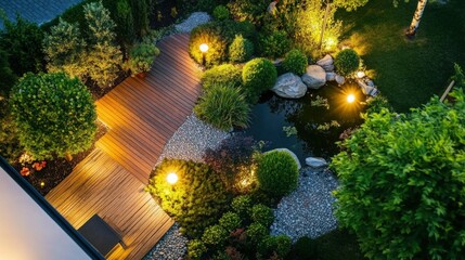 Aerial shot of a sugarcane farm with solar panels, a large water tank, and well-maintained irrigation systems