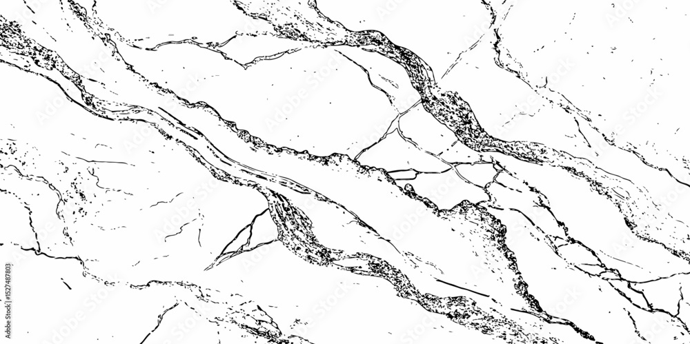 Aufkleber black veins creating a marble like pattern and texture design style creating a marble texture modern