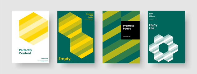 Fototapeta premium Modern Brochure Layout. Abstract Report Design. Geometric Banner Template. Book Cover. Flyer. Poster. Business Presentation. Background. Newsletter. Handbill. Advertising. Pamphlet. Catalog
