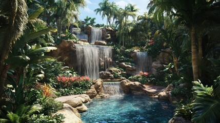 Aerial shot of a sugarcane farm with solar panels, a large water tank, and well-maintained irrigation systems