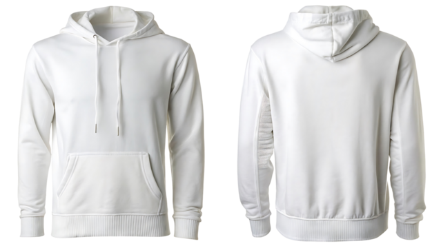 Mens casual hooded sweatshirt fashion flat sketch,  hoodie mockup