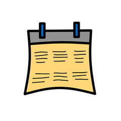illustration of calendar