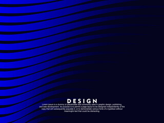 Premium background design with dark blue luxury motif. Vector horizontal template, for digital luxury business banner, contemporary formal invitation, luxury voucher, gift certificate, etc.
