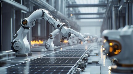 Aerial shot of a sugarcane farm with solar panels, a large water tank, and well-maintained irrigation systems