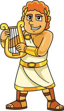 recommend clip art: Apollo Greek God Vector Image