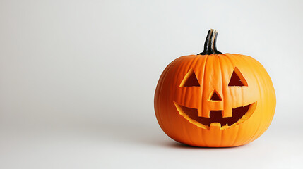 halloween pumpkin isolated on white