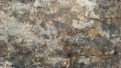 Grunge concrete texture with distressed weathered stone surface, aged wall background with rough cement patterns and abstract industrial texture design element