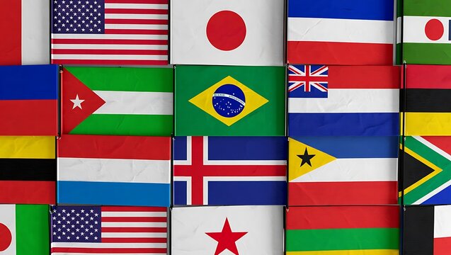 Global Flags A Colorful Tapestry of International Unity, Diversity, and Cultural Identity