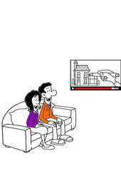 Abstract minimalist clothing design illustration