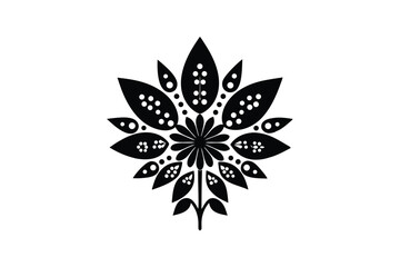 Nakshi kantha inspired motifs from Bangladeshi heritage vector art illustration