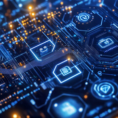 Businessmen's connections are protected through fintech security measures that utilize advanced encryption and multi-factor authentication, secure transactions, safeguarding sensitive financial data.