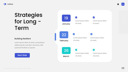 Corporate and Business Strategies Agenda Template