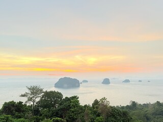 The beauty of a small island in Krabi Province, Thailand.