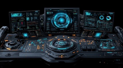Futuristic Control Panel