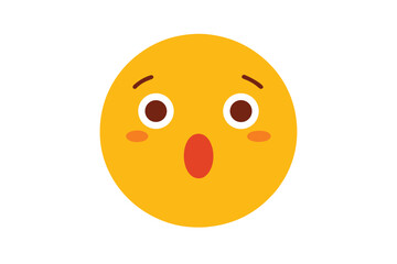 Shushing face emoji with finger over mouth quiet gesture icon vector art illustration