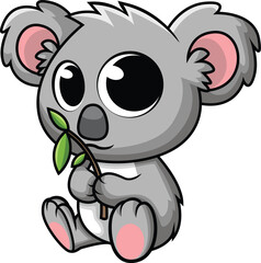 Cute Baby Koala Vector Image