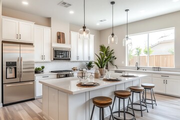 modern kitchen interior