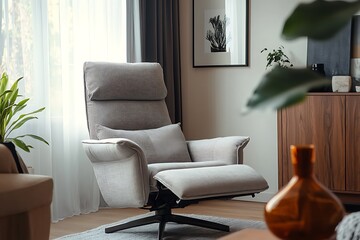 a modern recliner sofa