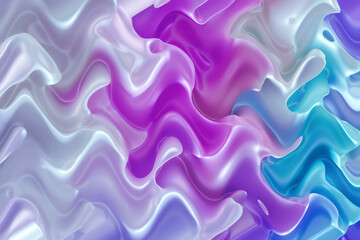 Soft curves in pink, blue, and purple create a serene aesthetic, perfect for backdrops and contemporary designs. This abstract 3D render invites creativity in various applications