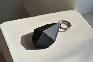 a modern silicon key chain