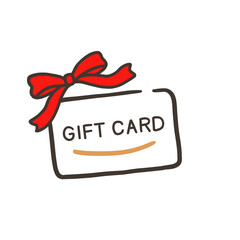 ギフトカードのイラスト