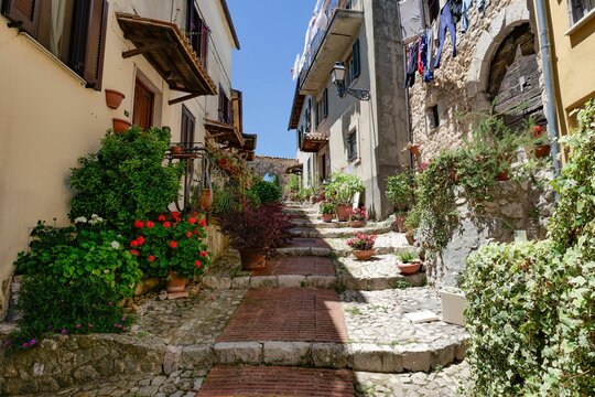 The village of Veroli in Lazio, Italy.