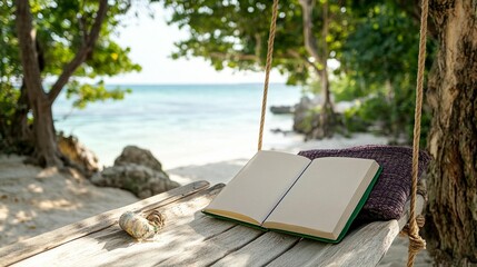 Beach Swing, Notebook, Relaxation