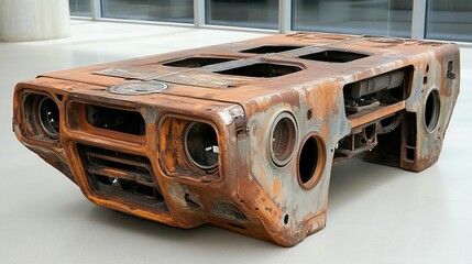Rusty Car Front End