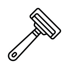 razor icon vector design template simple and clean