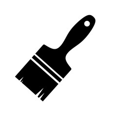 theme icon.vector paint brush icon with trendy design