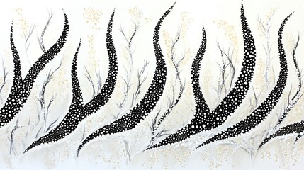 Abstract plant forms