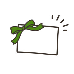 メッセージカードのイラスト