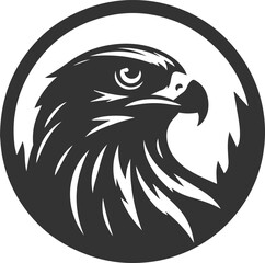 Hawk bird vector silhouette
