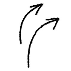 112.epsArrow grunge vector icon. Arrow hand drawn texture. Arrow chalk vector.