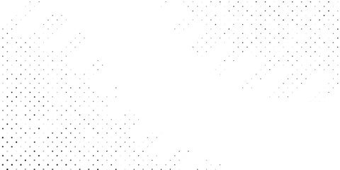 Abstract dotted halftone gradient texture. Vanishing polka dot background. Repeating dots gradation simple modern art