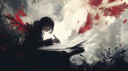 71. Client placing signature on a formal paper agreement