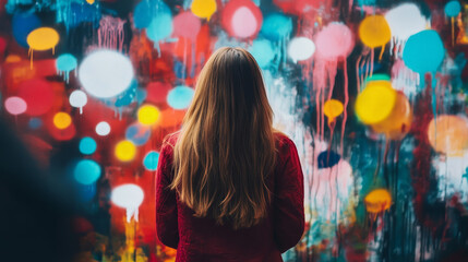 Engaging audiences with colorful urban art photography