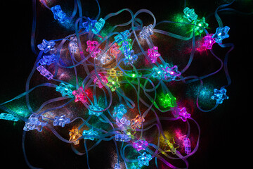  Bokeh of Colorful Christmas Lights