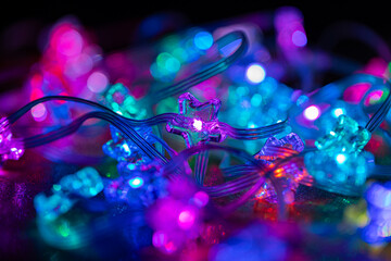  Bokeh of Colorful Christmas Lights