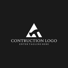 Fototapeta premium home repair service logo design, construction service logo, symbol, icon, hammer illustration, vector, business, repair, home, sign, house, graphic, concept, work, creative, illustration