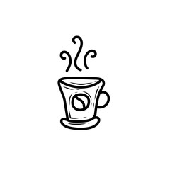 handdrawn mug icon
