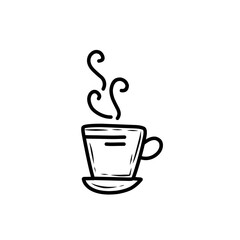 handdrawn mug icon