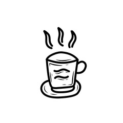 handdrawn mug icon