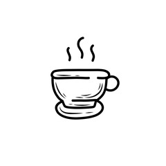 handdrawn mug icon