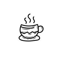 handdrawn mug icon