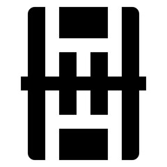 sport solid icon set