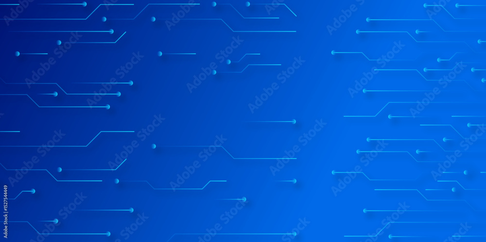 Poster circuit board with blue lighting background. abstract digital technology background. digital technol