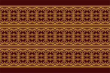 Beautiful Ethnic abstract ikat art. Seamless pattern in tribal, folk embroidery, and Mexican style. Aztec geometric art ornament print. Design for carpet, wallpaper, clothing, fabric