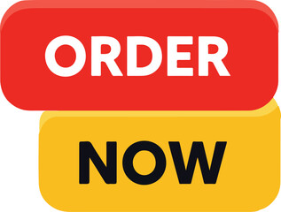 Order Now Button Red and Yellow Call to Action